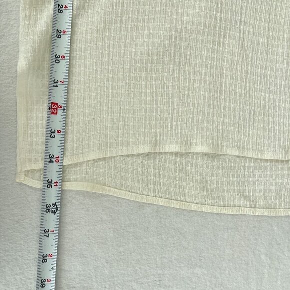 Moda Milano Boyds Mens Tall Ivory Short Sleeve Button-Up Shirt White XL Tall* - Picture 10 of 11